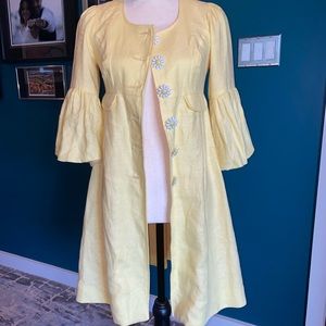 Linen coat by Betsy Johnson